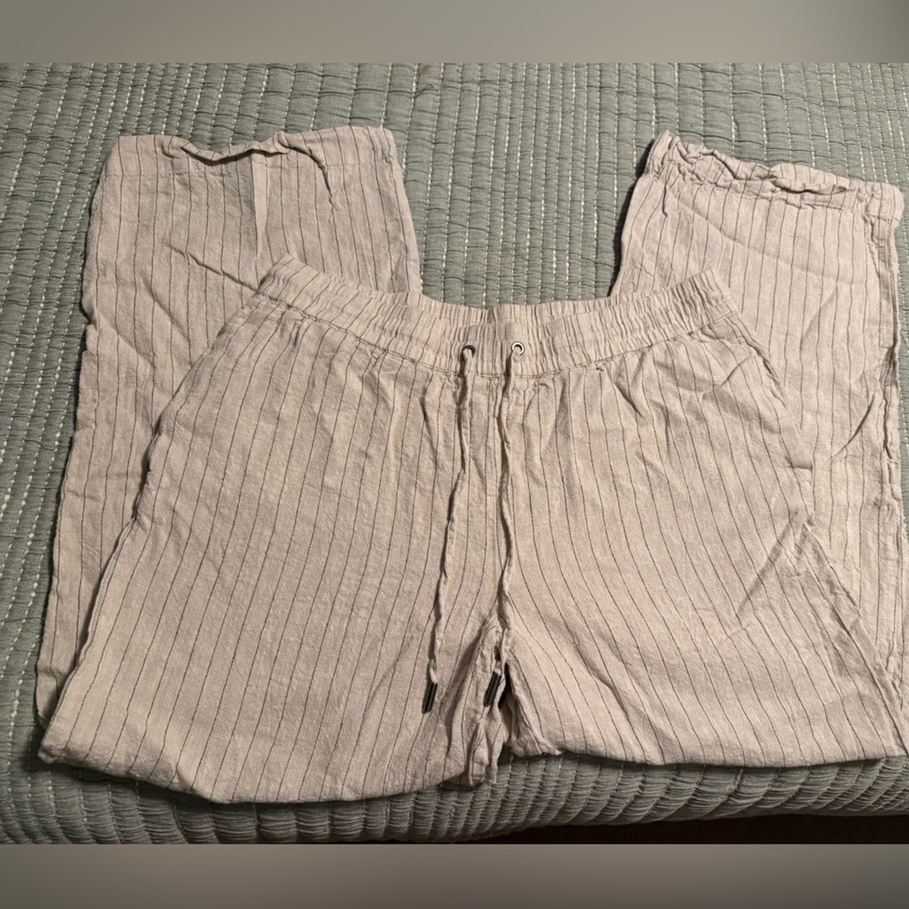 Mason D’Amelie Linen Striped Pants (NWOT)